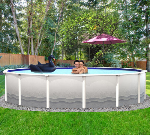 above ground 6 inch steel swimming pool kit