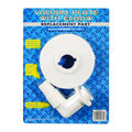 A packaged SPD Vacuum Plate with Elbow, Hayward #SP 1104-1, for above-ground pools is shown against a blue background. Fits 1-1/2" and 2" skimmers; advertised as a replacement vacuum plate.