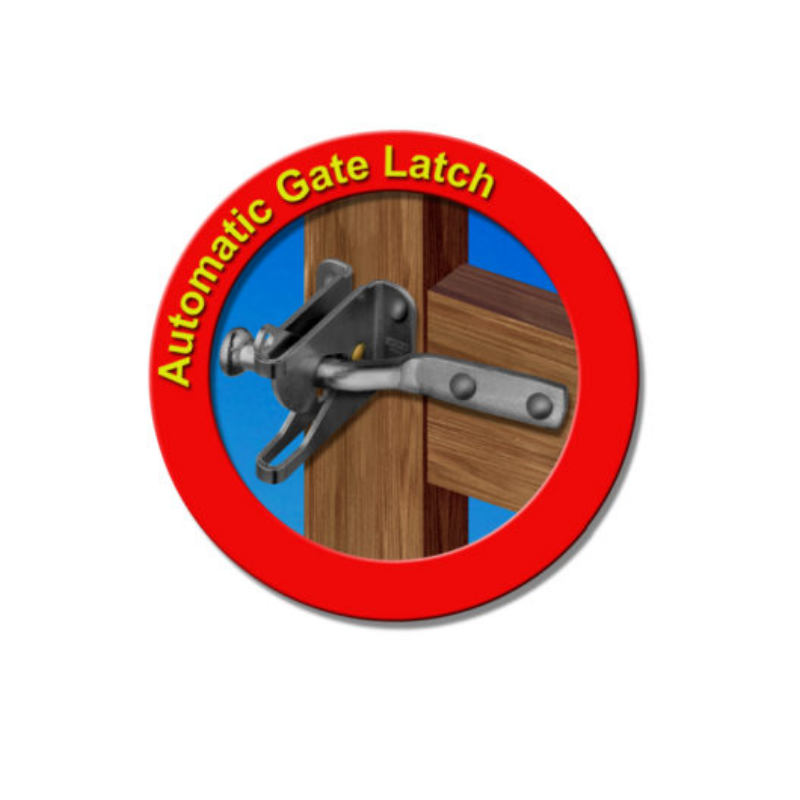Automatic Gate latch for entry system to connect a deck