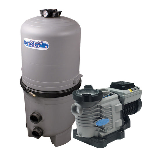 36 Sq. Ft. Crystal Clear DE Filter System with 2.0 HP Variable Speed Pump