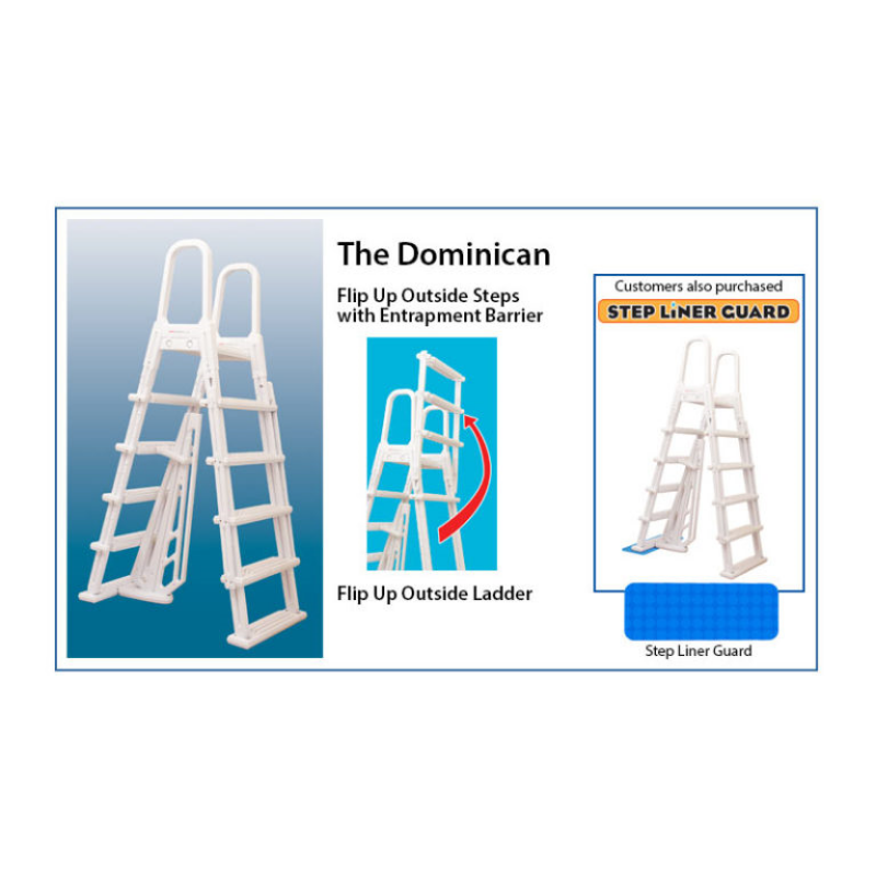 Dominica PVC A-Frame Entry Ladder, 48