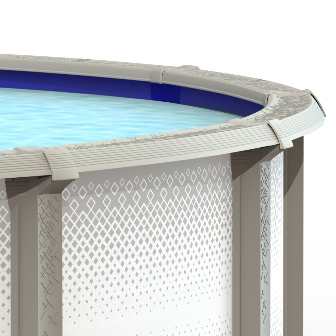 21' x 54" Round Saltwater Friendly Resin Frame Above Ground Jumbo Pool