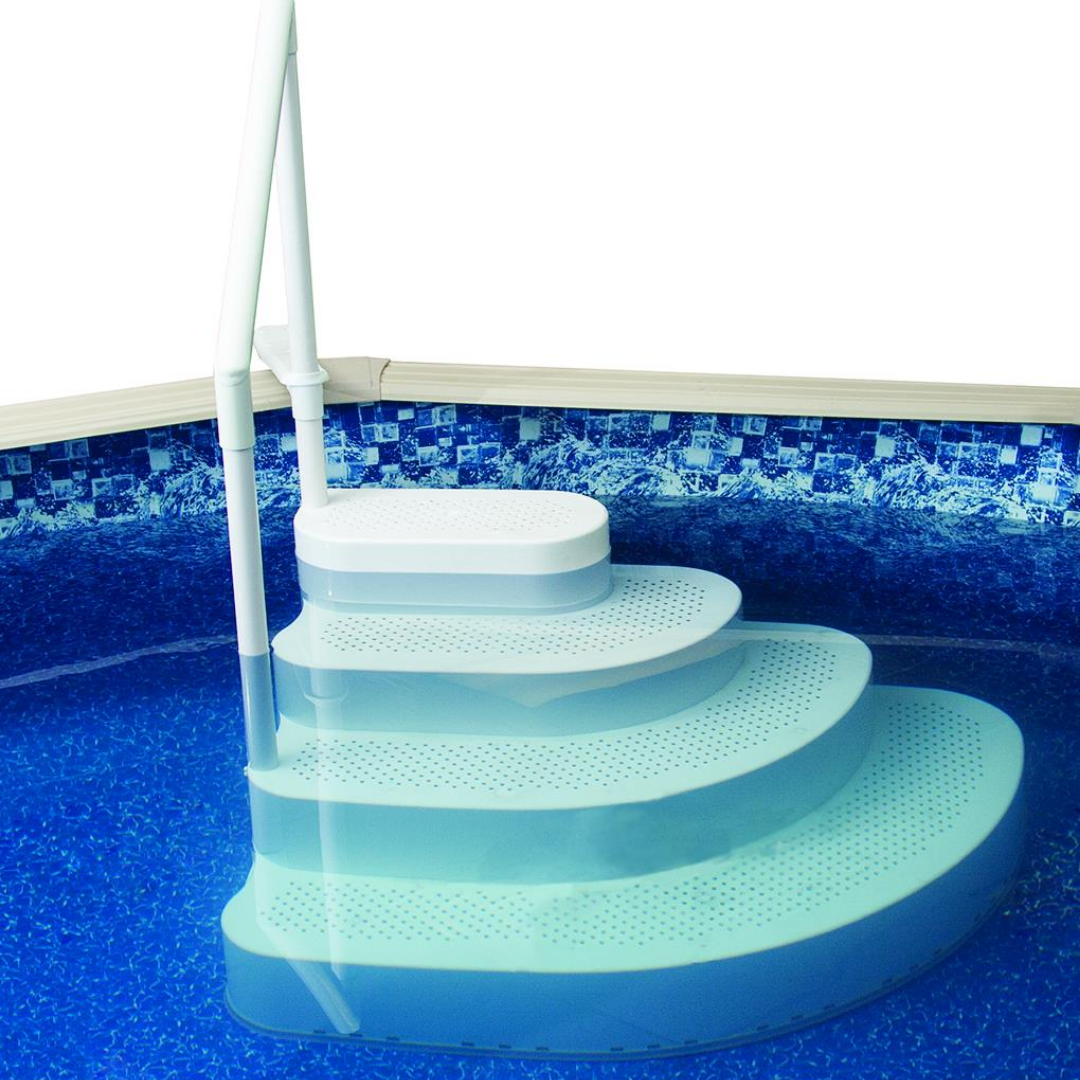 Wedding Cake Pool Steps | PVC Step For Pools Up To 54″ Deep – Swimming ...