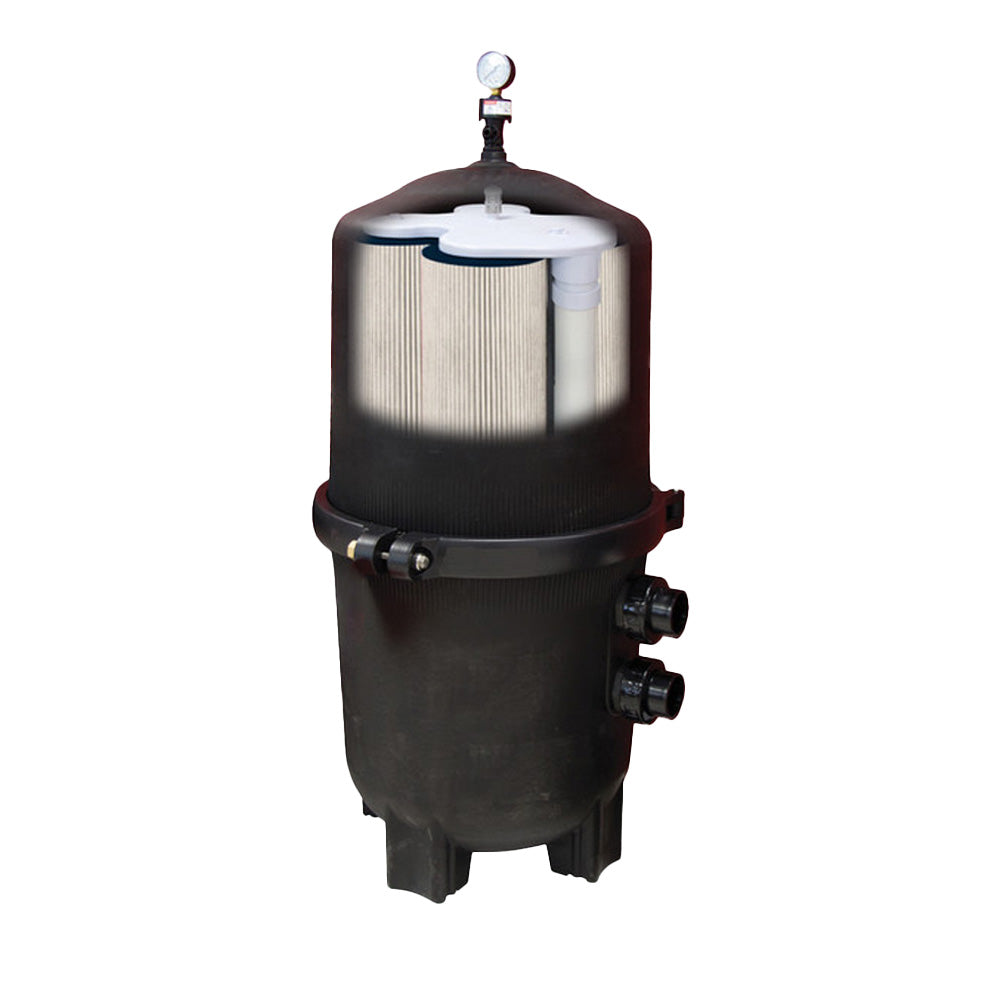 525 Sq. Ft. Black Diamond Pressure Cartridge Filter with 1.5 HP Variable Speed Pump