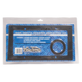 The SPD Universal Widemouth Skimmer Rebuilding Kit comes in clear packaging with a blue label and includes replacement round and rubber gaskets plus metal screws, with contents and usage information listed.