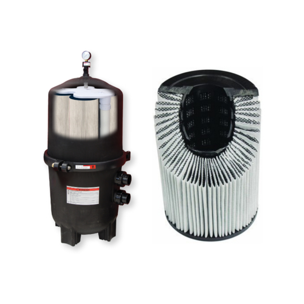 525 Sq. Ft. Black Diamond Pressure Cartridge Filter with 1.5 HP Variable Speed Pump